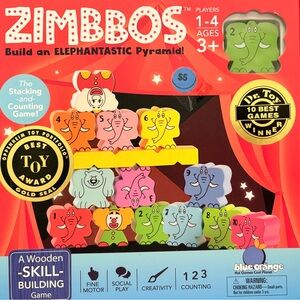 Zimbbos Elephant Stacking Game - Multicolor